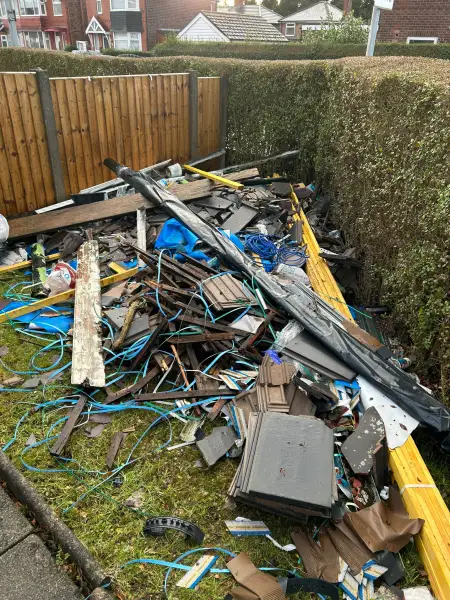 Rubbish Clearance Swinton - Before 1: Swipe To View More Images